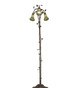 Stained Glass Pond Lily Three Light Floor Lamp (255136)