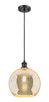Innovations - 516-1P-BK-G128-10 - One Light Mini Pendant - Ballston - Matte Black