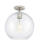 Innovations - 434-1F-PN-G122-10 - One Light Flush Mount - Downtown Urban - Polished Nickel