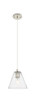 Innovations - 434-1P-PN-GBC-84 - One Light Pendant - Downtown Urban - Polished Nickel