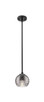 Innovations - 434-1S-BK-G1213-6SM - One Light Pendant - Downtown Urban - Matte Black