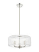 Innovations - 436-3S-PN-G436-16CL - Three Light Pendant - Ballston - Polished Nickel Innovations - 436-3S-PN-G436-16CL - Three Light Pendant - Ballston - Polished Nickel