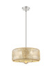 Innovations - 436-3S-SN-G436-16ME - Three Light Pendant - Downtown Urban - Brushed Satin Nickel