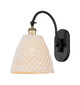 Innovations - 918-1W-BAB-NBD-9-NAT - One Light Wall Sconce - Ballston - Black Antique Brass