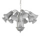 Gray Tiffany Pond Lily 12 Light Chandelier (276534)