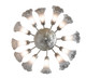 Gray Tiffany Pond Lily 12 Light Chandelier (276534)