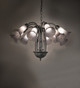 Gray Tiffany Pond Lily 12 Light Chandelier (276534)