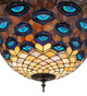 Tiffany Peacock Feather Three Light Pendant (284987)