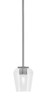 Toltec Lighting - 1201-GP-210 - One Light Mini Pendant - Franklin - Graphite