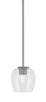 Toltec Lighting - 1201-GP-4810 - One Light Mini Pendant - Franklin - Graphite