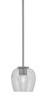 Toltec Lighting - 1201-GP-4812 - One Light Mini Pendant - Franklin - Graphite