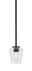 Toltec Lighting - 1201-MB-210 - One Light Mini Pendant - Franklin - Matte Black