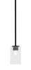 Toltec Lighting - 1201-MB-530 - One Light Mini Pendant - Franklin - Matte Black