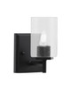 Toltec Lighting - 1211-MB-300 - One Light Wall Sconce - Franklin - Matte Black
