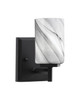 Toltec Lighting - 1211-MB-3009 - One Light Wall Sconce - Franklin - Matte Black