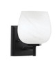 Toltec Lighting - 1211-MB-4811 - One Light Wall Sconce - Franklin - Matte Black