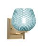 Toltec Lighting - 1211-NAB-4605 - One Light Wall Sconce - Franklin - New Age Brass