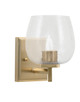 Toltec Lighting - 1211-NAB-4810 - One Light Wall Sconce - Franklin - New Age Brass