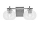 Toltec Lighting - 1212-GP-202 - Two Light Bath Bar - Franklin - Graphite