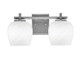 Toltec Lighting - 1212-GP-4811 - Two Light Bath Bar - Franklin - Graphite