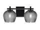 Toltec Lighting - 1212-MB-4602 - Two Light Bath Bar - Franklin - Matte Black