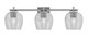 Toltec Lighting - 1213-GP-4812 - Three Light Bath Bar - Franklin - Graphite