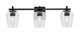 Toltec Lighting - 1213-MB-210 - Three Light Bath Bar - Franklin - Matte Black
