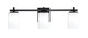 Toltec Lighting - 1213-MB-310 - Three Light Bath Bar - Franklin - Matte Black