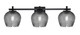 Toltec Lighting - 1213-MB-4602 - Three Light Bath Bar - Franklin - Matte Black