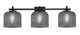 Toltec Lighting - 1213-MB-4612 - Three Light Bath Bar - Franklin - Matte Black