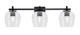 Toltec Lighting - 1213-MB-4810 - Three Light Bath Bar - Franklin - Matte Black