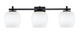 Toltec Lighting - 1213-MB-4811 - Three Light Bath Bar - Franklin - Matte Black