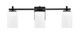 Toltec Lighting - 1213-MB-531 - Three Light Bath Bar - Franklin - Matte Black