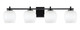 Toltec Lighting - 1214-MB-4811 - Four Light Bath Bar - Franklin - Matte Black Toltec Lighting - 1214-MB-4811 - Four Light Bath Bar - Franklin - Matte Black