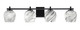 Toltec Lighting - 1214-MB-4819 - Four Light Bath Bar - Franklin - Matte Black