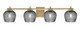 Toltec Lighting - 1214-NAB-4602 - Four Light Bath Bar - Franklin - New Age Brass