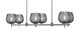 Toltec Lighting - 1226-GP-4602 - Six Light Island Pendant - Franklin - Graphite