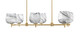 Toltec Lighting - 1226-NAB-4819 - Six Light Island Pendant - Franklin - New Age Brass