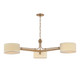 Troy Lighting - F5650-PBR - Three Light Chandelier - Mailo - Patina Brass