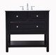 Elegant Lighting - VF27036BK - Single Bathroom Vanity Set - Metropolis - Black