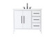 Elegant Lighting - VF29342WH - Bathroom Vanity - Millie - White