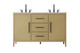 Elegant Lighting - VF29354DMHB - Bathroom Vanity - Millie - Honey Brown