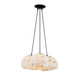 Justice Designs - ALR-6534-MBLK - Three Light Pendant - Alabaster Rocks! - Matte Black Justice Designs - ALR-6534-MBLK - Three Light Pendant - Alabaster Rocks! - Matte Black