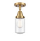 Innovations - 447-1C-BB-G314 - One Light Flush Mount - Caden - Brushed Brass