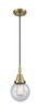 Innovations - 447-1P-AB-G204-6 - One Light Mini Pendant - Caden - Antique Brass