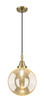 Innovations - 447-1P-AB-G208-10 - One Light Mini Pendant - Caden - Antique Brass