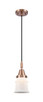 Innovations - 447-1P-AC-G181S - One Light Mini Pendant - Caden - Antique Copper