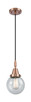 Innovations - 447-1P-AC-G204-6 - One Light Mini Pendant - Caden - Antique Copper