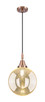 Innovations - 447-1P-AC-G208-10 - One Light Mini Pendant - Caden - Antique Copper