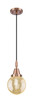 Innovations - 447-1P-AC-G208-6 - One Light Mini Pendant - Caden - Antique Copper